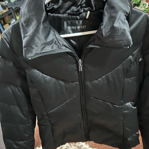 Nine West Women's Black Puffer Coat - Picture 11 of 11